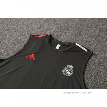 Camiseta de Entrenamiento Real Madrid Sin Mangas 2021-2022 Gris