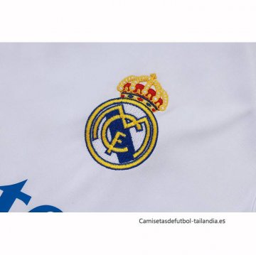 Camiseta de Entrenamiento Real Madrid Sin Mangas 2025-2026 Blanco Azul