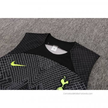 Camiseta de Entrenamiento Tottenham Hotspur Sin Mangas 2022-2023 Negro
