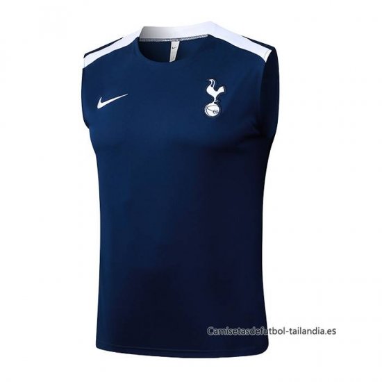 Camiseta de Entrenamiento Tottenham Hotspur Sin Mangas 2025-2026 Azul - Haga un click en la imagen para cerrar