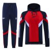 Chandal con Capucha del Arsenal 2024 Rojo Chandal con Capucha del Arsenal 2024 Rojo