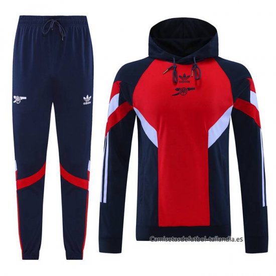 Chandal con Capucha del Arsenal 2024 Rojo - Haga un click en la imagen para cerrar