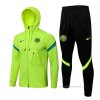 Chandal con Capucha del Inter Milan 2021-2022 Verde Chandal con Capucha del Inter Milan 2021-2022 Verde