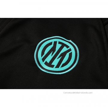 Chandal con Capucha del Inter Milan 2021-2022 Negro