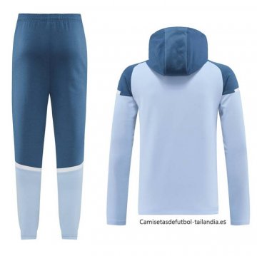 Chandal con Capucha del Manchester City 2024-2025 Azul