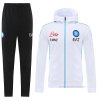 Chandal con Capucha del Napoli 2022-2023 Blanco Chandal con Capucha del Napoli 2022-2023 Blanco