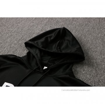 Chandal con Capucha del Paris Saint-Germain Jordan 2021-2022 Negro
