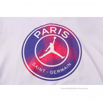 Chandal con Capucha del Paris Saint-Germain Jordan 2021-2022 Blanco