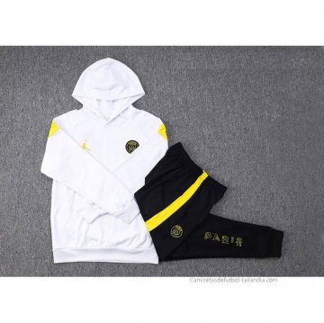 Chandal con Capucha del Paris Saint-Germain Jordan 2023-2024 Blanco
