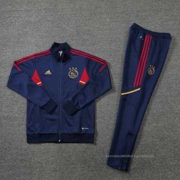 Chandal de Chaqueta del Ajax 2022-2023 Azul