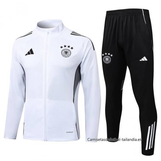 Chandal de Chaqueta del Alemania Nino 2025-2026 Blanco - Haga un click en la imagen para cerrar