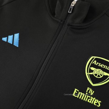 Chandal de Chaqueta del Arsenal 2023-2024 Negro