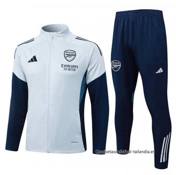 Chandal de Chaqueta del Arsenal 2025-2026 Gris Chandal de Chaqueta del Arsenal 2025-2026 Gris