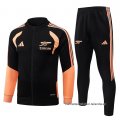 Chandal de Chaqueta del Arsenal 2026-2027 Negro Naranja