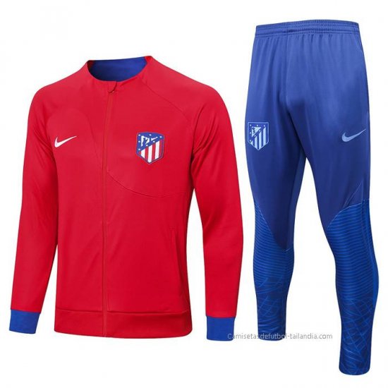 Chandal de Chaqueta del Atletico Madrid 2022-2023 Rojo - Haga un click en la imagen para cerrar