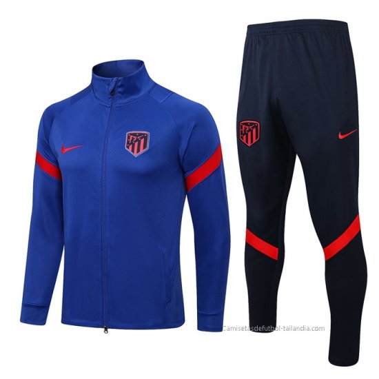 Chandal de Chaqueta del Atletico Madrid 2022-2023 Azul - Haga un click en la imagen para cerrar