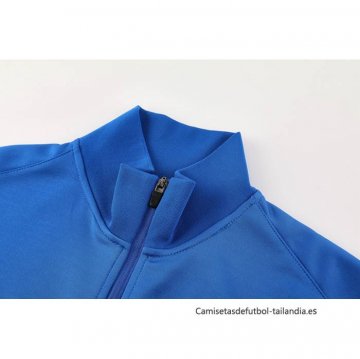 Chandal de Chaqueta del Barcelona 2024-2025 Azul