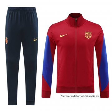 Chandal de Chaqueta del Barcelona 2024-2025 Rojo