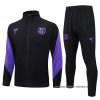 Chandal de Chaqueta del Barcelona Nino 2025-2026 Negro Purpura Chandal de Chaqueta del Barcelona Nino 2025-2026 Negro Purpura
