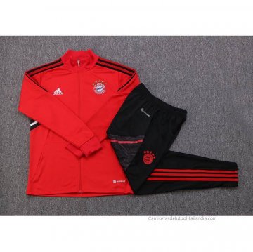 Chandal de Chaqueta del Bayern Munich 2022-2023 Rojo