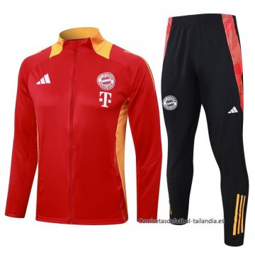 Chandal de Chaqueta del Bayern Munich 2024-2025 Rojo Amarillo Chandal de Chaqueta del Bayern Munich 2024-2025 Rojo Amarillo