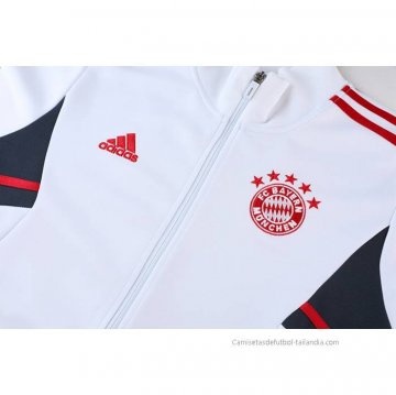 Chandal de Chaqueta del Bayern Munich Nino 2022-2023 Blanco