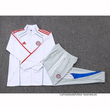 Chandal de Chaqueta del Bayern Munich Nino 2025-2026 Blanco