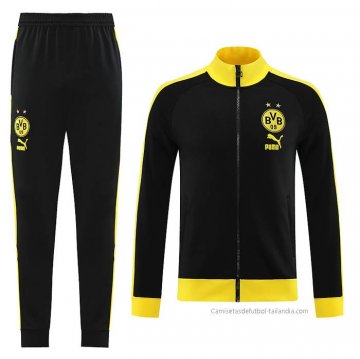 Chandal de Chaqueta del Borussia Dortmund 2023-2024 Negro Chandal de Chaqueta del Borussia Dortmund 2023-2024 Negro