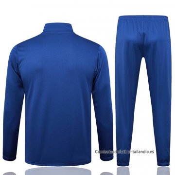 Chandal de Chaqueta del Brasil 2024-2025 Azul