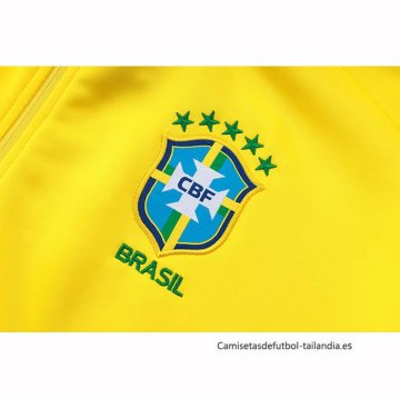 Chandal de Chaqueta del Brasil Nino 2025-2026 Amarillo
