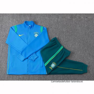 Chandal de Chaqueta del Brasil Nino 2026-2027 Azul