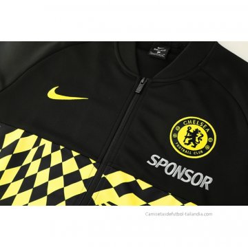 Chandal de Chaqueta del Chelsea 2021 Negro