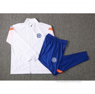 Chandal de Chaqueta del Chelsea 2021-2022 Blanco