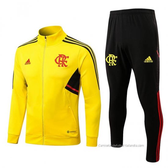 Chandal de Chaqueta del Flamengo Nino 2022-2023 Amarillo - Haga un click en la imagen para cerrar