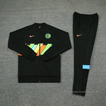 Chandal de Chaqueta del Inter Milan 2021 Negro