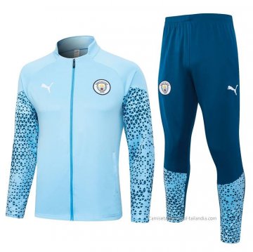 Chandal de Chaqueta del Manchester City 2023-2024 Azul Chandal de Chaqueta del Manchester City 2023-2024 Azul