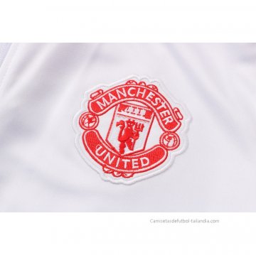 Chandal de Chaqueta del Manchester United 2021-2022 Blanco