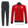 Chandal de Chaqueta del Manchester United 2024-2025 Rojo Chandal de Chaqueta del Manchester United 2024-2025 Rojo