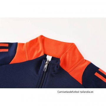 Chandal de Chaqueta del Manchester United Nino 2024-2025 Azul