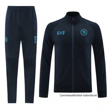 Chandal de Chaqueta del Napoli 2024-2025 Azul Chandal de Chaqueta del Napoli 2024-2025 Azul