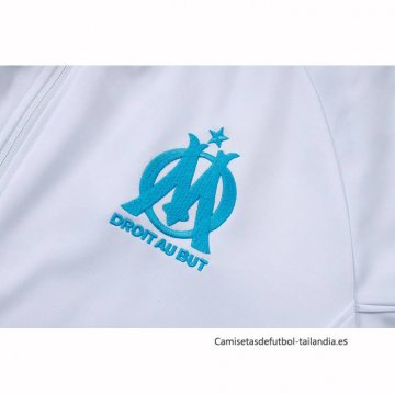Chandal de Chaqueta del Olympique Marsella Nino 2025-2026 Blanco