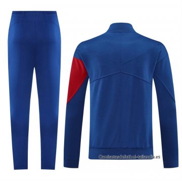 Chandal de Chaqueta del Paris Saint-Germain 2025-2026 Azul Rojo
