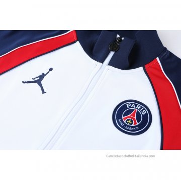 Chandal de Chaqueta del Paris Saint-Germain Jordan 2021-2022 Blanco