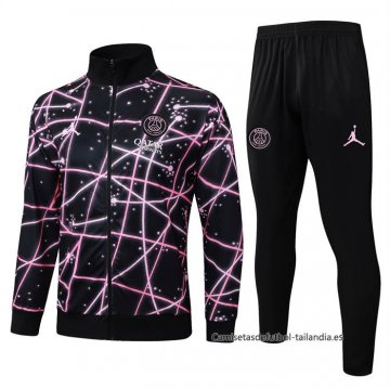 Chandal de Chaqueta del Paris Saint-Germain Nino 2025-2026 Negro Rosa Chandal de Chaqueta del Paris Saint-Germain Nino 2025-2026 Negro Rosa