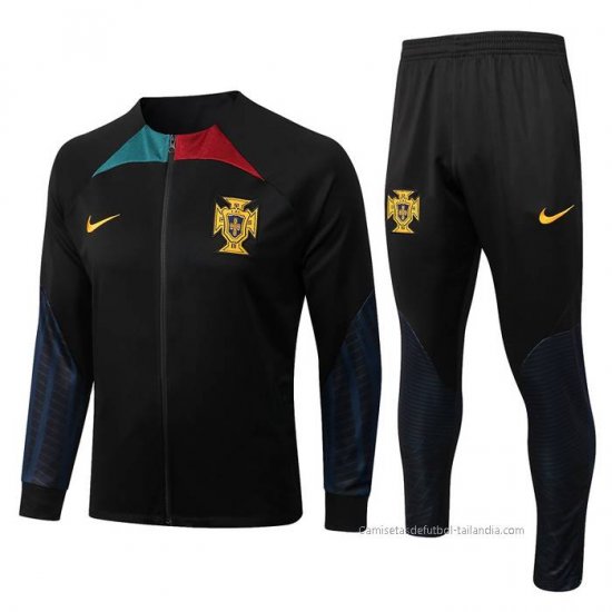 Chandal de Chaqueta del Portugal 2022-2023 Negro - Haga un click en la imagen para cerrar