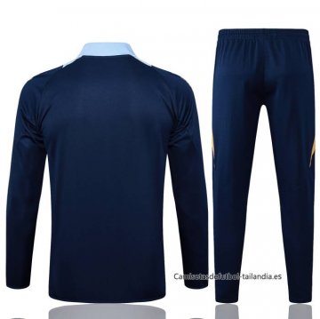 Chandal de Chaqueta del Real Madrid 2024-2025 Azul Oscuro