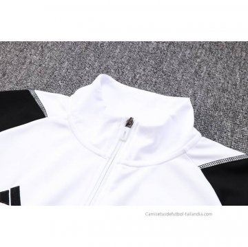 Chandal de Chaqueta del Real Madrid 2023-2024 Blanco y Negro