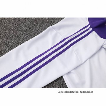 Chandal de Chaqueta del Real Madrid 2024-2025 Blanco Purpura