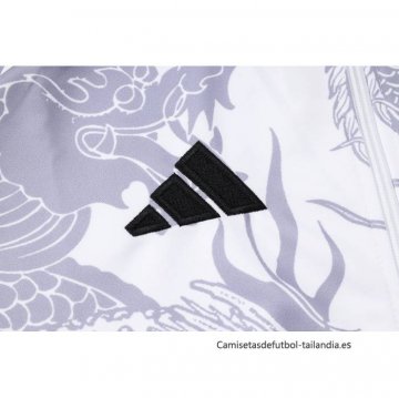 Chandal de Chaqueta del Real Madrid Dragon 2024-2025 Blanco