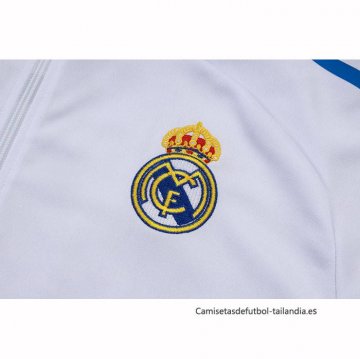Chandal de Chaqueta del Real Madrid Nino 2025-2026 Blanco